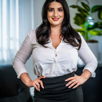 FFM threesome in the office with chubby Sarah Arabic and Karla Lane