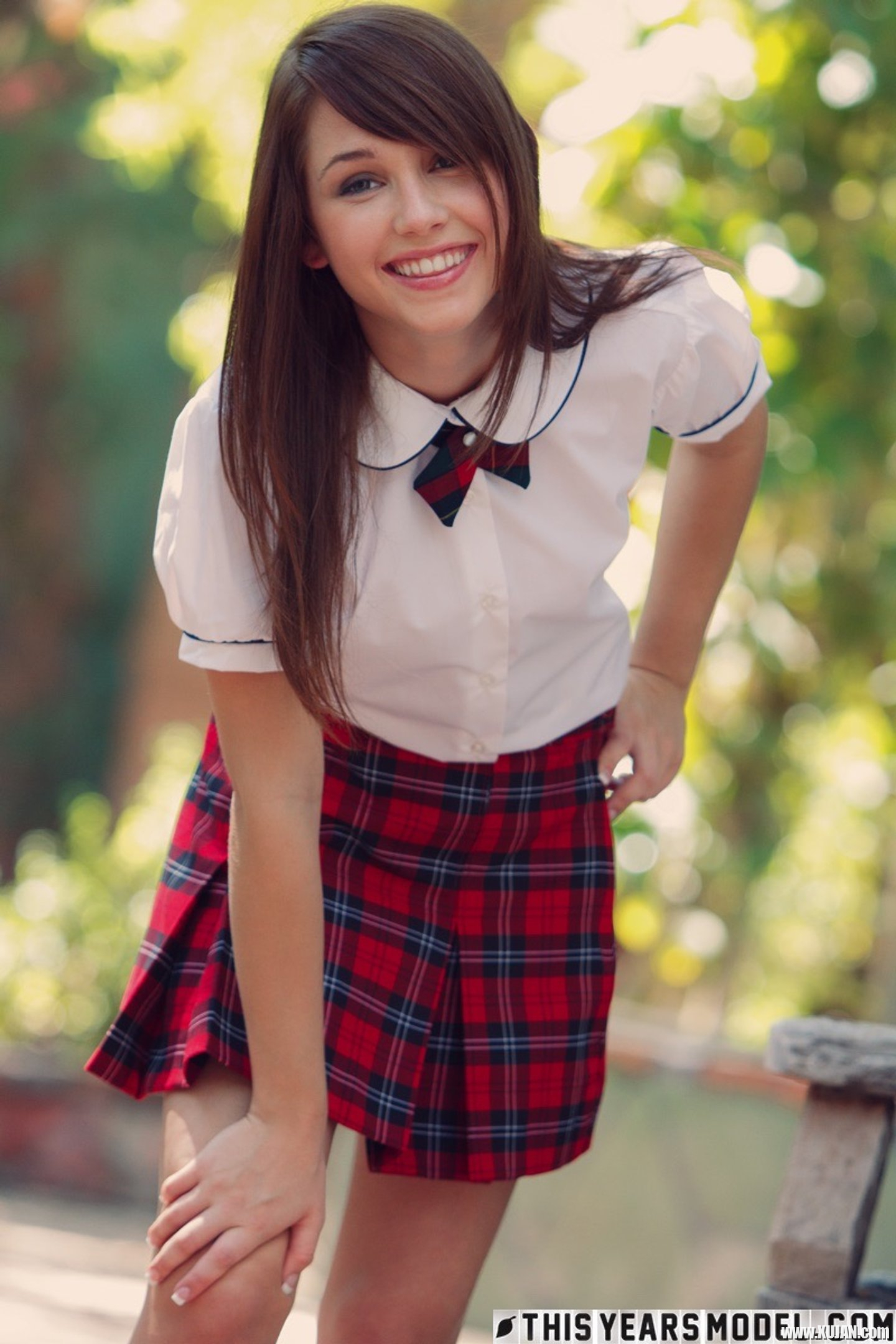 Marissa Mei strips off Schoolgirl Outfit outdoors - Photo #3190438