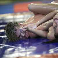 Hot Lesbian Wrestlers Lyen Parker and Lucy Heart