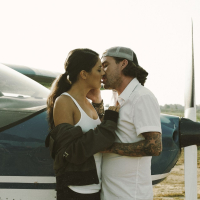 Sexy Pilot Carolina Abril gets fucked on Airfield