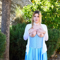 Danielle FTV puts some large Balls in her Pussy
