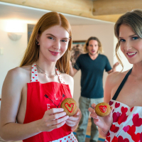 Ashley Lane Jane Rogers and Tyler Nixon have a Valentines Day threeway