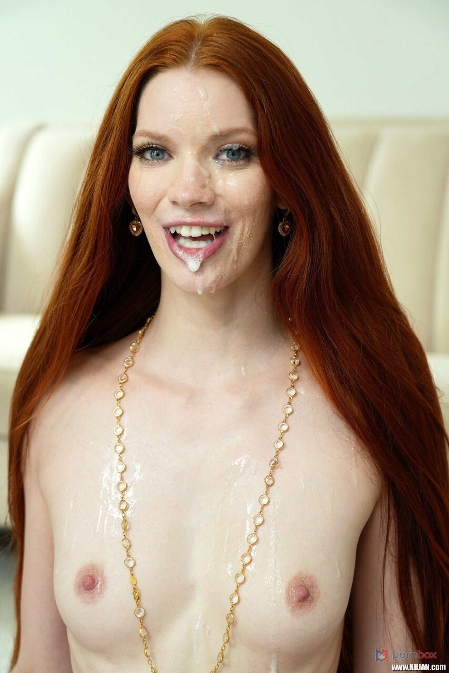 Redhead Erin Everheart moans during rough double penetration - Photo #3203862