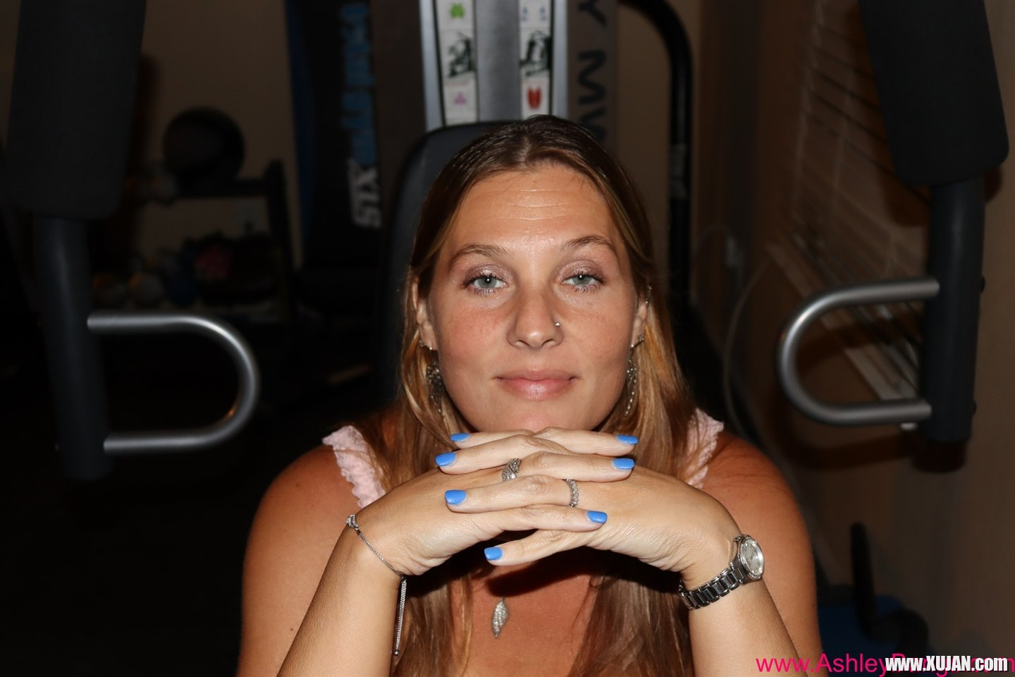 Ashley Bangs fucking with her personal trainer after working out - Photo #3205192