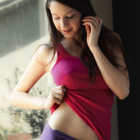Rilee Marks shows Cameltoe wearing Nylons