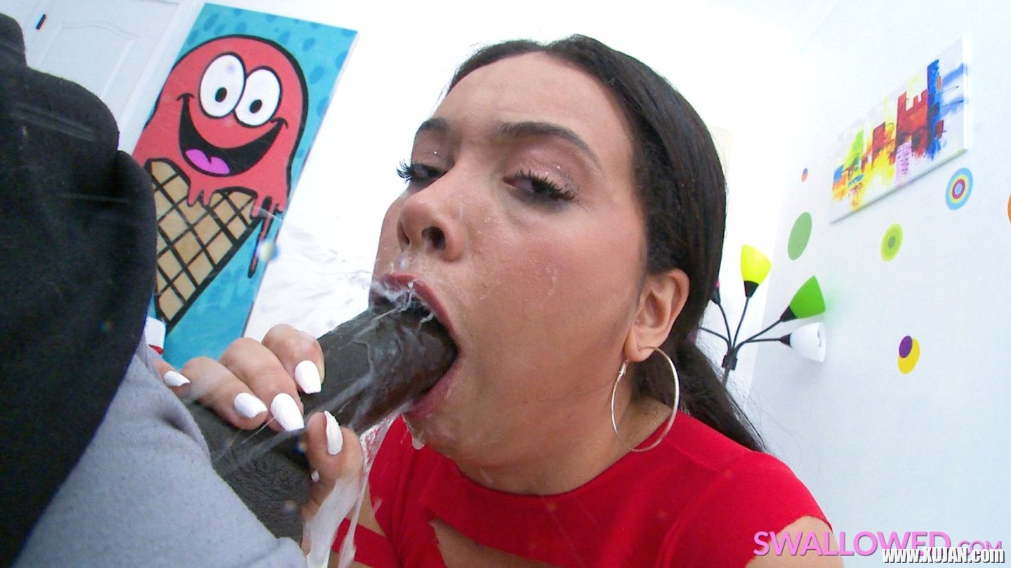 Naughty Aaliyah Hadid sucks on a Big Black Cock - Photo #3212668