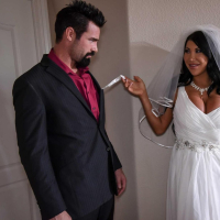 Bride Angelica Taylor gets deepthroated and fucked