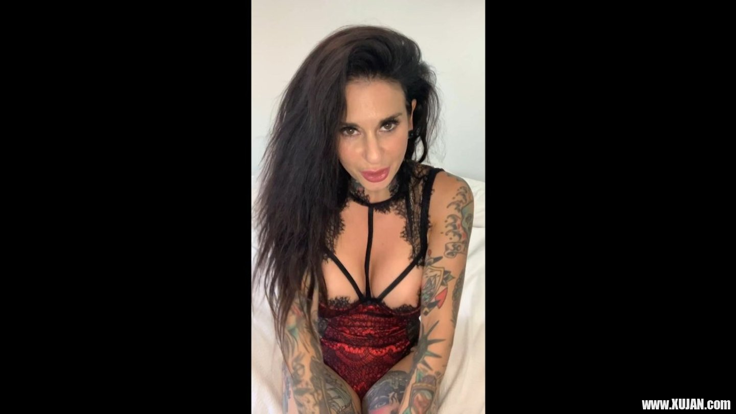 Horny tattooed babe Joanna Angel plays with a big black dildo - Photo #3219044