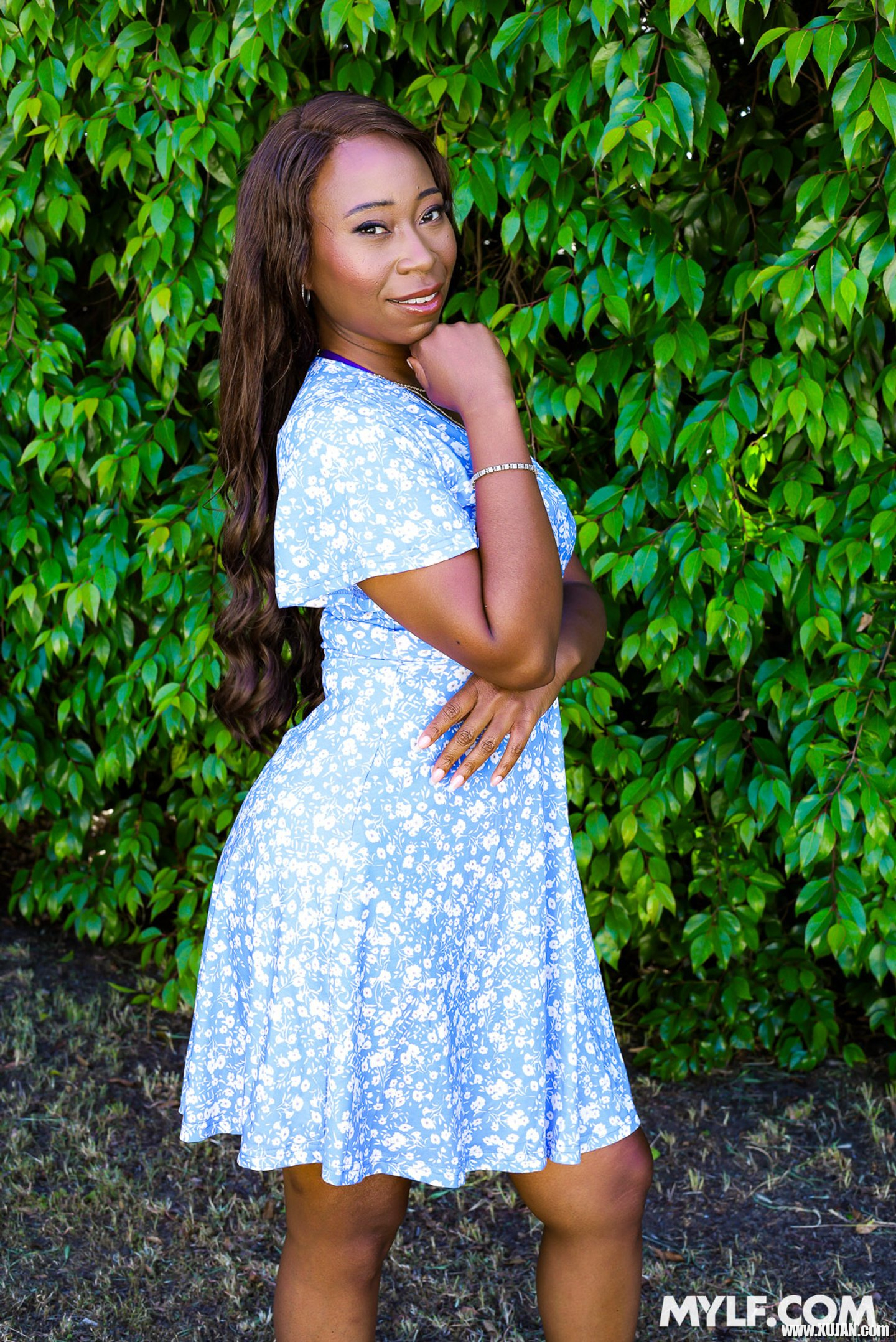 Black neighbor Mocha Menage shows her small tits and gets fucked hard - Photo #3220894
