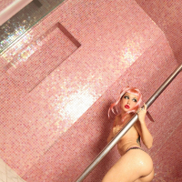 Masuimi Max does some sexy Poledancing in the Shower