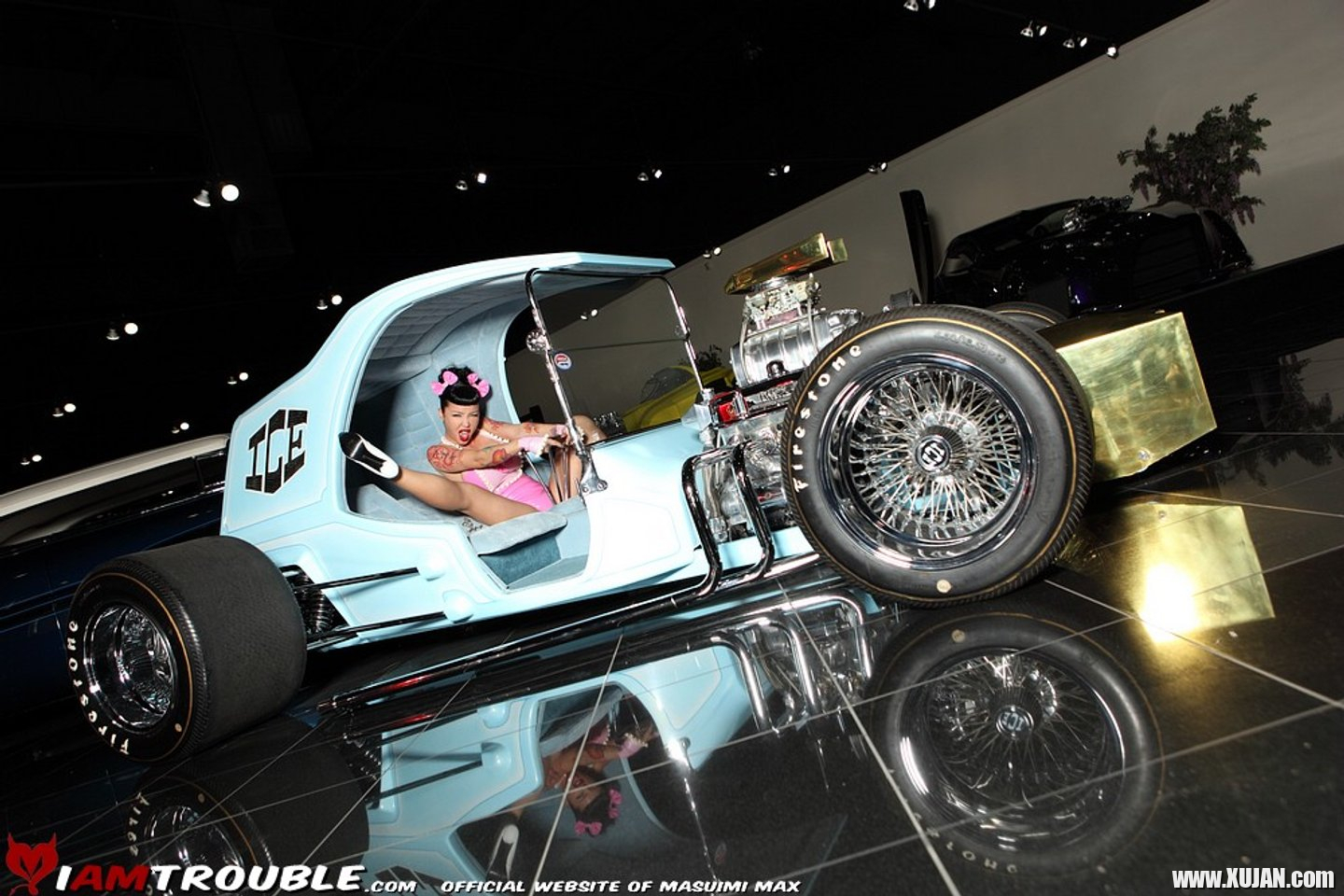 Alt model Masuimi Max having fun in a Hot Rod - Photo #3221390