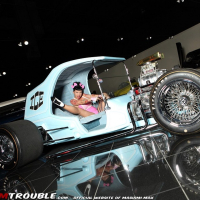 Alt model Masuimi Max having fun in a Hot Rod