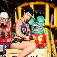 Masuimi Max flaunting her hot Butt at a Carnival