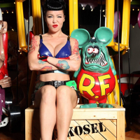 Masuimi Max flaunting her hot Butt at a Carnival
