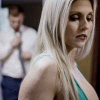 Busty Christie Stevens bangs her husbands stepbrother