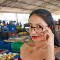 Nerdy Latina Eva Cuervo gets down and dirty