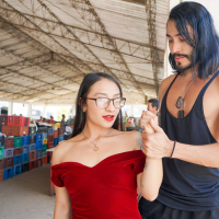 Nerdy Latina Eva Cuervo gets down and dirty