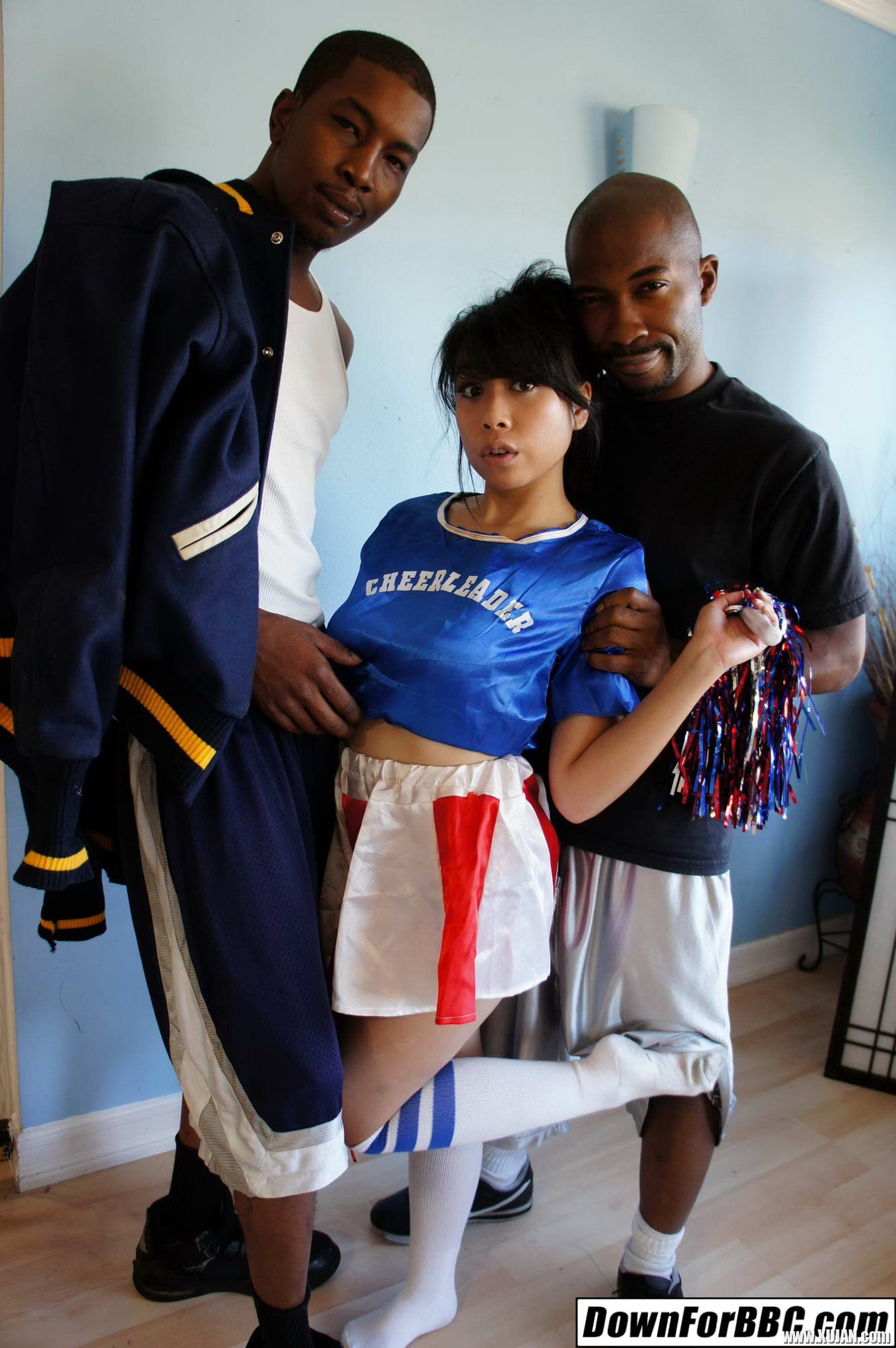 Asian babe May Lee gets her wet cunt destroyed by two black guys - Photo #3229248