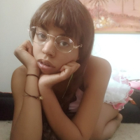 Good looking girl Little Yumi teasing with her sexy curves