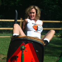 Brandi Love posing outside in Freeones outfit