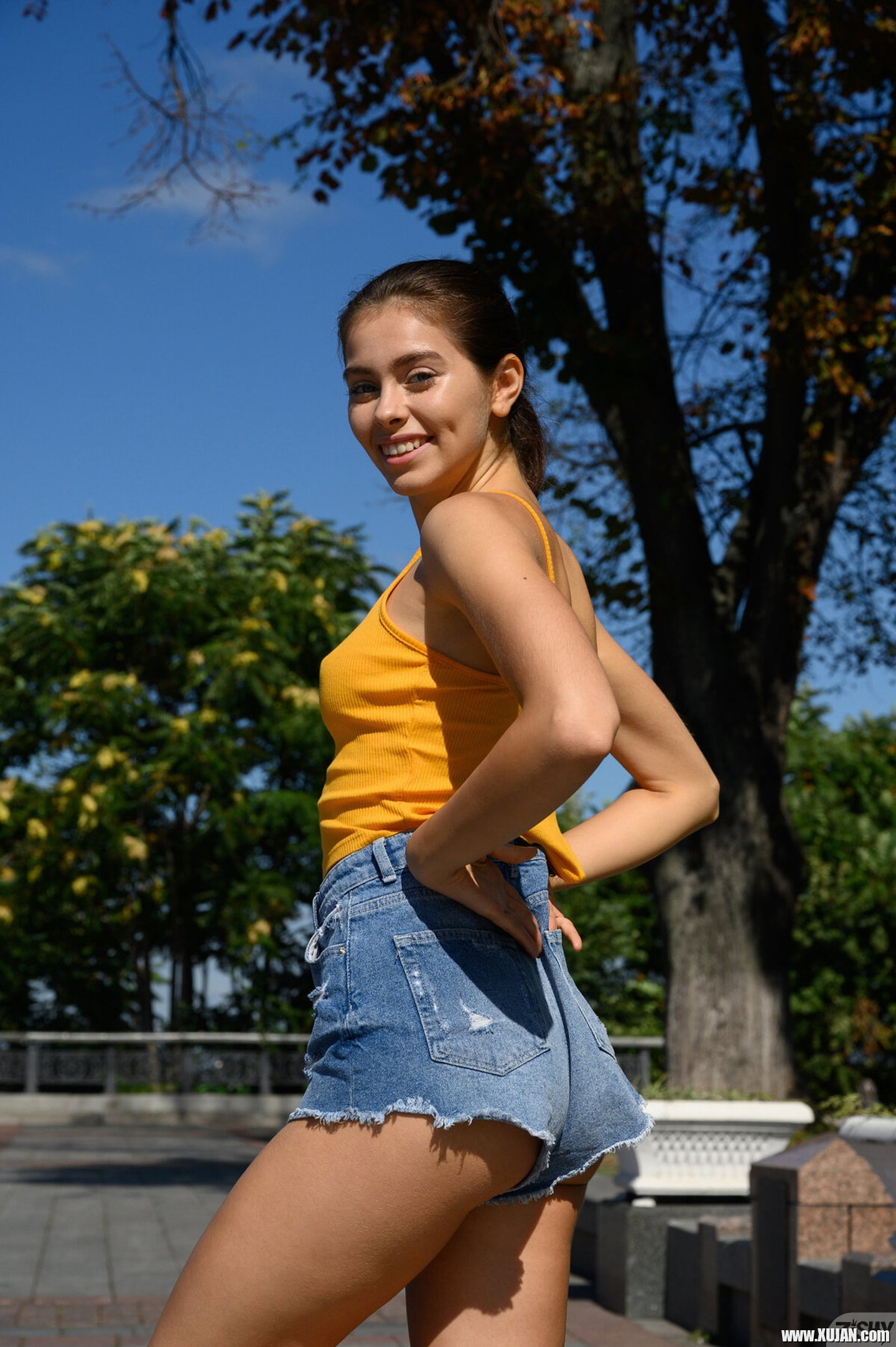 Kinky girlfriend Alissa Foxy loves showing her tits and pussy in public - Photo #3238753