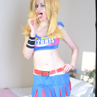 Porn Star Tina Kay cosplaying as Juliet Starling