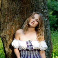 Jeff Milton showing shaved Pussy in Country Lane