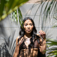 Sexy asian model Jada Kai flashes her stunning naked curves