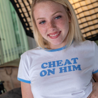 Cute blonde college babe giving her BF a dick massage Dixie Lynn