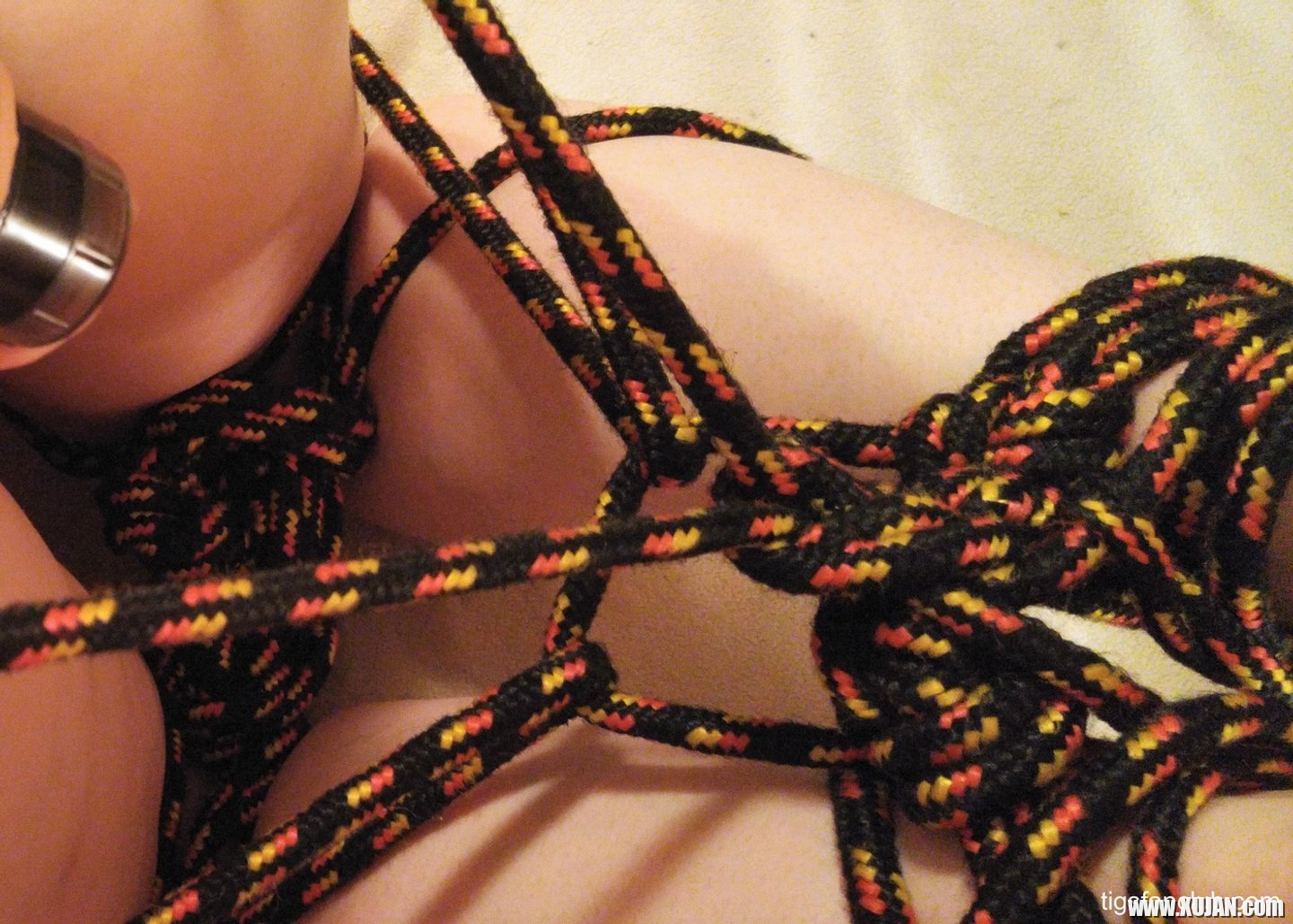 Tiggle Bitties enjoys full tie bondage and dildoes - Photo #3256577