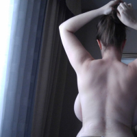 Tiggle Bitties blows her lucky boyfriend before posing nude for him