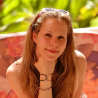 Sweet Fiona Luv having fun showing off her trimmed pussy