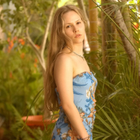 Gorgeous Fiona Luv with big natural tits and hot ass posing