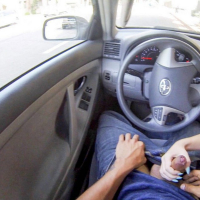 Maddy Rose gives Blowjob in Car before having Sex