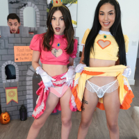 FFM threesome with lovely Chanel Camryn Bianca Bangs Juan Loco
