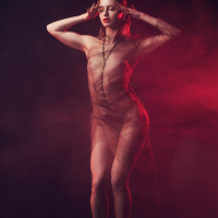 Stunning Amelie Lou posing passionately naked and perfect