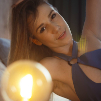 Beautiful Alexis Crystal pleasuring her asshole with a glass dildo