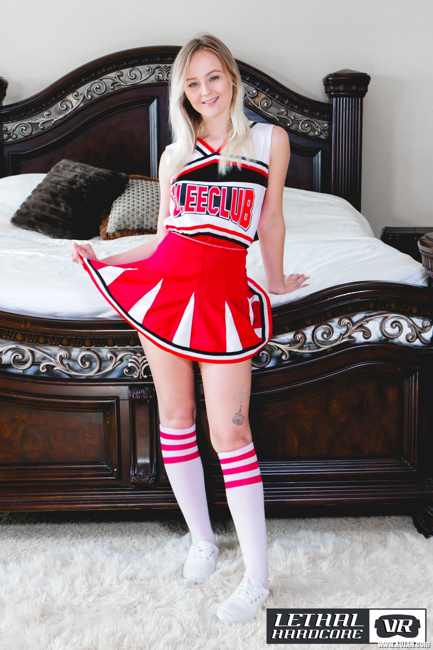 Hot Natalia Queen fucked in a cheerleader uniform - Photo #3271353