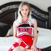Hot Natalia Queen fucked in a cheerleader uniform