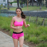 Sporty Casey Calvert takes Cum on her sweaty Feet