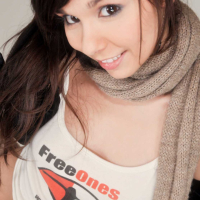 Ariel Rebel stripping off her sexy FreeOnes gear