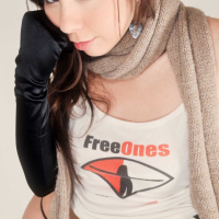Ariel Rebel stripping off her sexy FreeOnes gear
