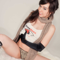 Ariel Rebel stripping off her sexy FreeOnes gear