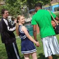 Cheerleader Tiffany Kohl takes a black Dude home