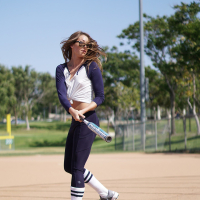 Sexy Babe Candice Ferguson scores a Home Run