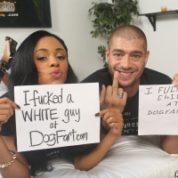 Anya Ivy rides big Dick in her shaved ebony Pussy
