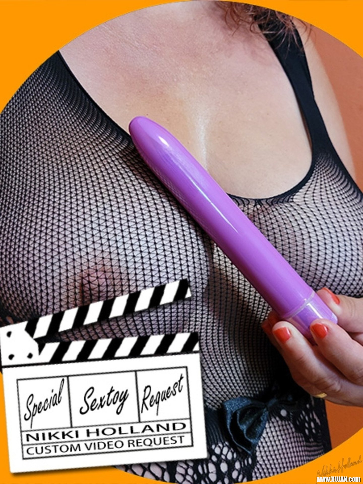 Horny Nikki Holland shows off her collection of sex toys - Photo #3286923