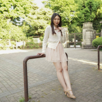 Naughty asian doll Mahiro Yozora stripping outdoors