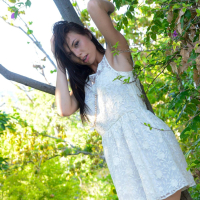 Outdoors session with naughty next door neighbor Aidra Fox