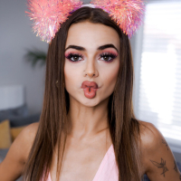 Tattooed cutie Nikki Nicole takes off her panties for deep pounding